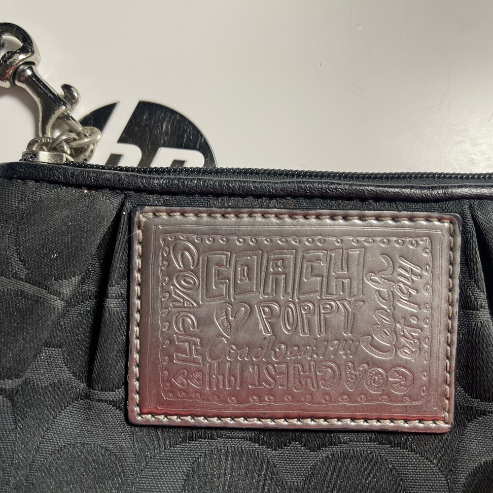 Coach Black Clutch with Signature Monogram - Picture 2 of 9